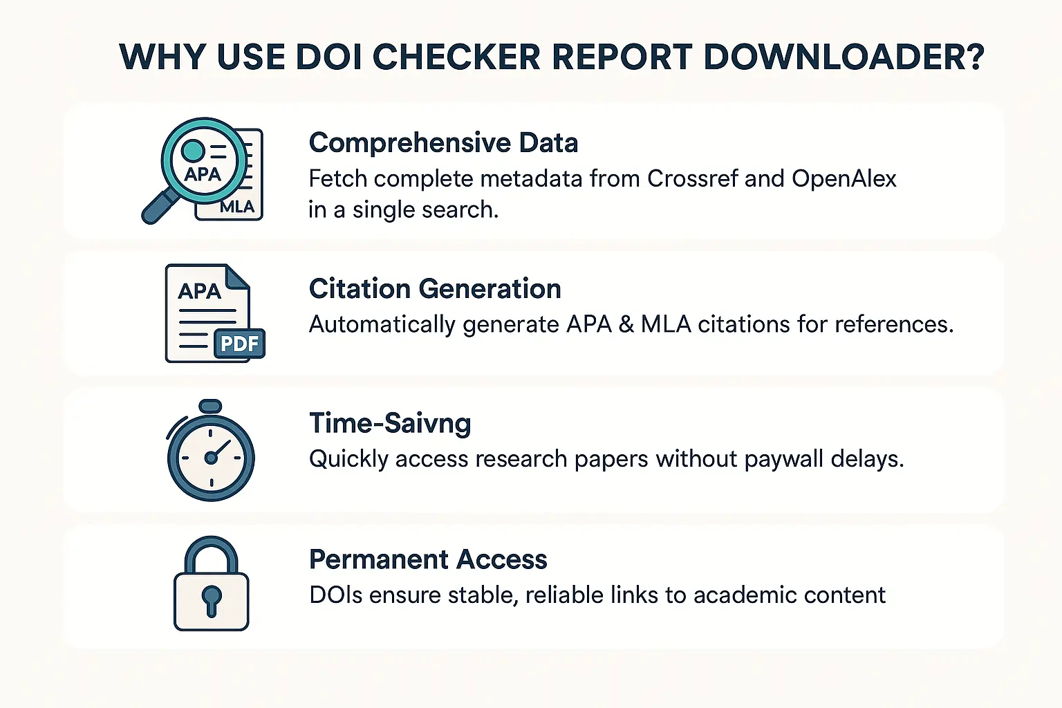DOI Checker Report Downloader