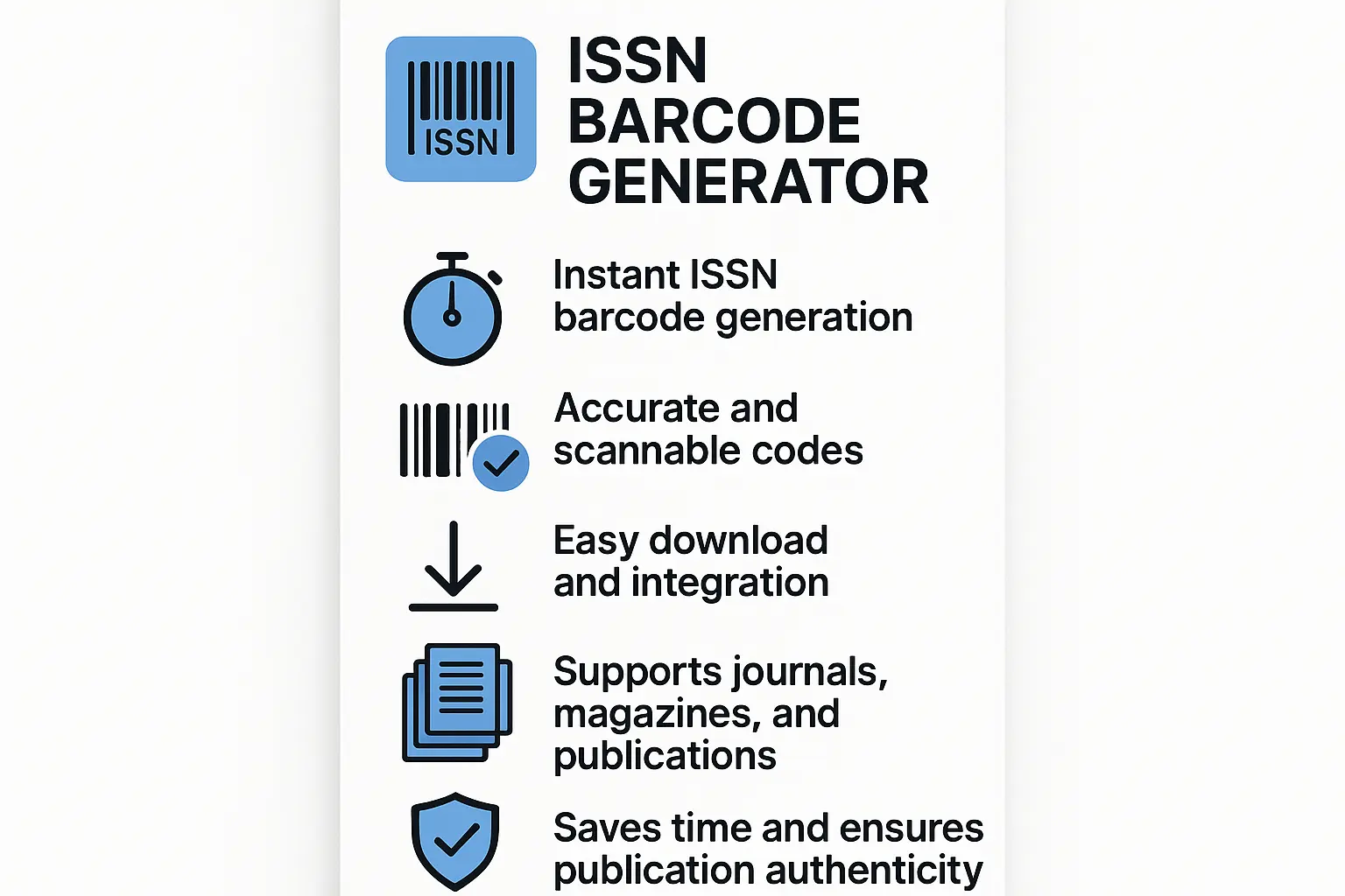 ISSN Barcode Generator